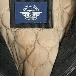 Dockers Quilted Jacket with Tan Interior